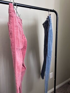 LOFT Pink and Blue Skinny Pants Duo